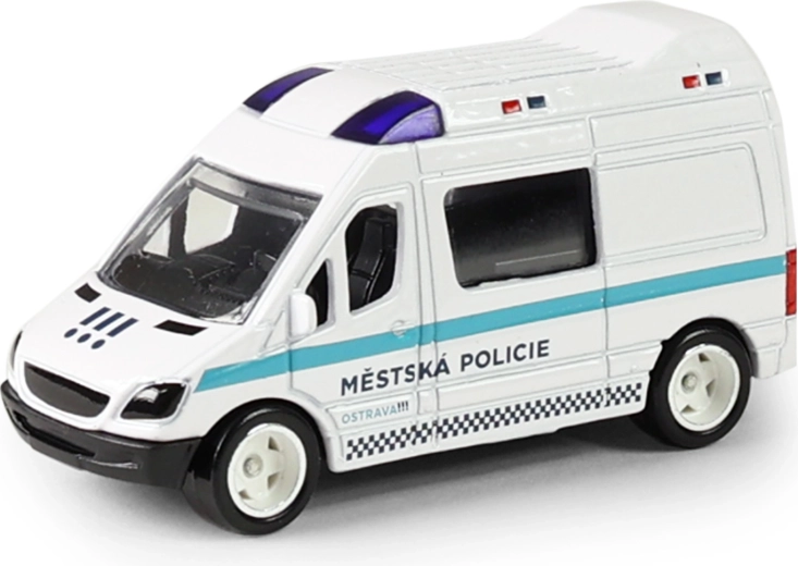 Kovová policajná dodávka Mestská polícia Ostrava - 1 kus
