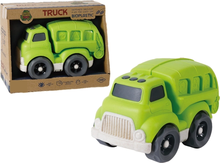 Bioplastové smetiarske auto 18 cm