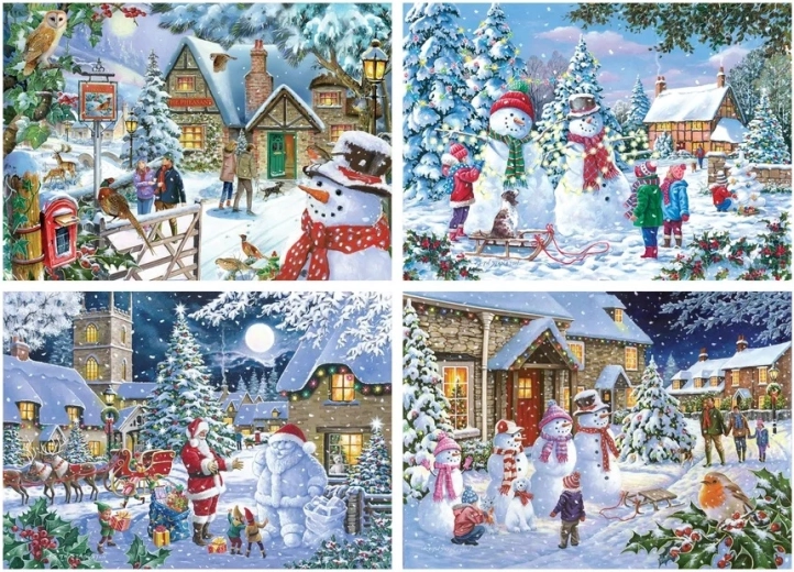 Puzzle Sneží 4 × 500 dielikov