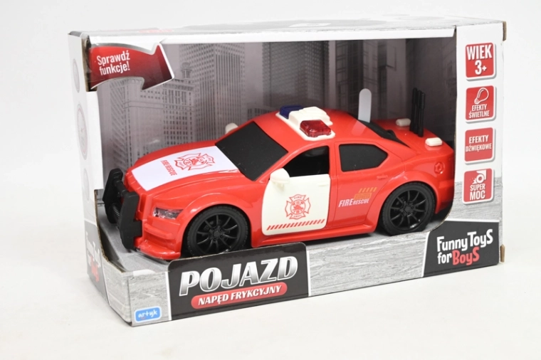 Hasičské športové auto so svetlom a zvukom