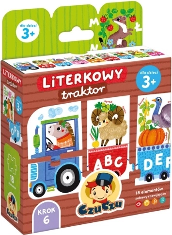 CzuCzu písmenkový traktor – abecedné puzzle