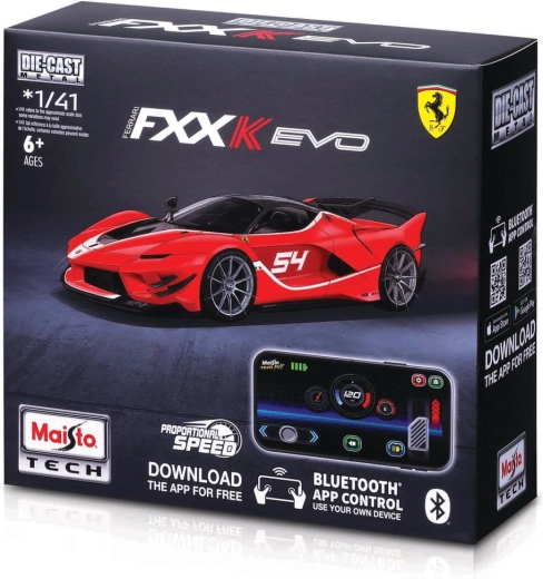 Maisto RC Ferrari FXX-K EVO červené 1:41 so svetlami