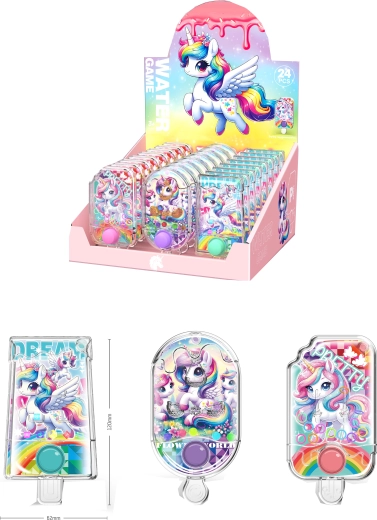 Vodná vrecková hra Jednorožec – rôzne varianty