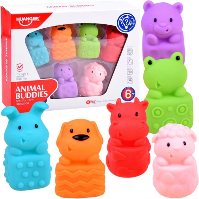 Gumové zvieratká do kúpeľa