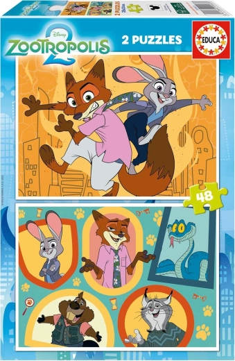 Educa puzzle Zootropolis, 2×48 dielikov