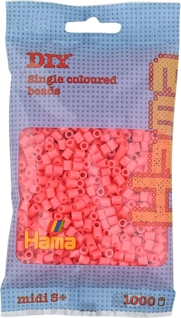 Hama Midi zažehľovacie koráliky svetloružové 1000 ks