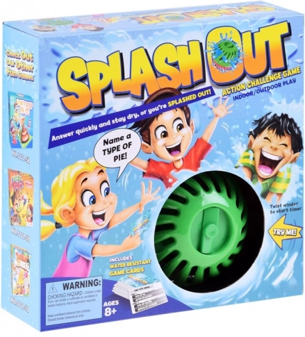 Vodná párty hra Splash Out – otázky na čas