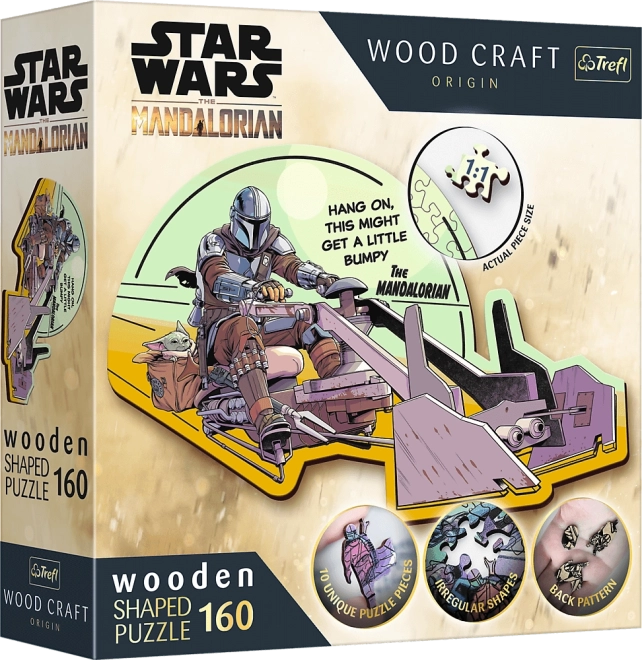 Drevené puzzle Star Wars: The Mandalorian – 160 dielikov