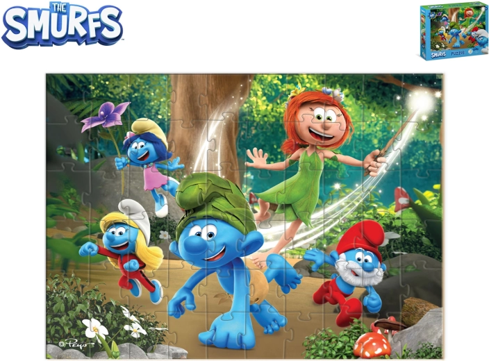 Šmoulie detské puzzle Princezná 60 dielikov