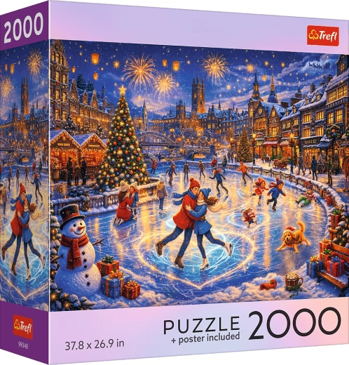Trefl puzzle USA Collection: Sviatočné korčuľovanie 2000 dielikov