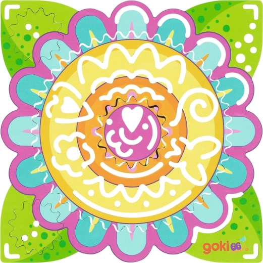 Mandala spirograf Goki