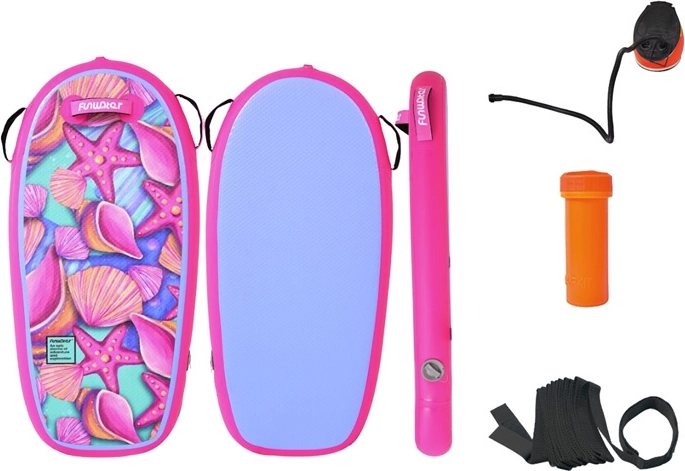 Nafukovací bodyboard FunWater 110 cm – ružový