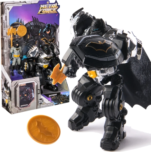 DC METAL FORCE Batman figúrka s brnením 10 cm
