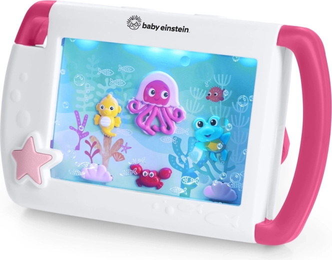 Baby Einstein prenosný prehrávač so zvukmi, hudbou a svetlami Sea Dreams ružový
