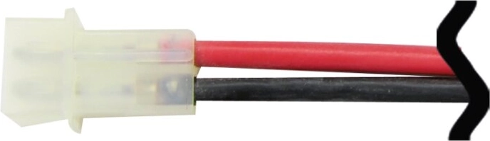 Silikónový prepojovací kábel s konektorom AMP 1,5 mm², 18 cm