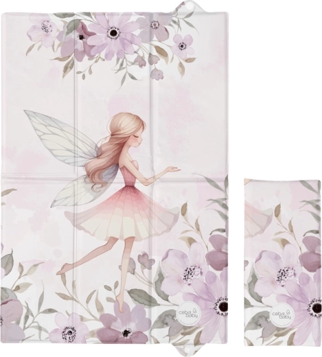 Ceba Baby cestovná prebaľovacia podložka Basic Meadow Fairy 60 × 40 cm