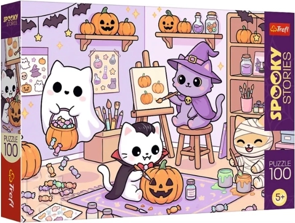 Puzzle 100 dielikov SpookyStories – Mała pracownia magii - 1 kus