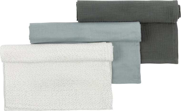 Nattou mušelínové plienky 3 ks 65 × 65 cm