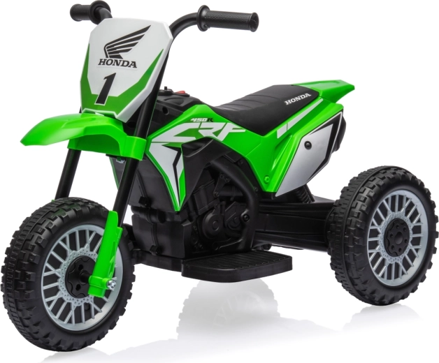 Elektrická detská motorka Milly Mally Honda CRF 450R zelená (trojkolka)