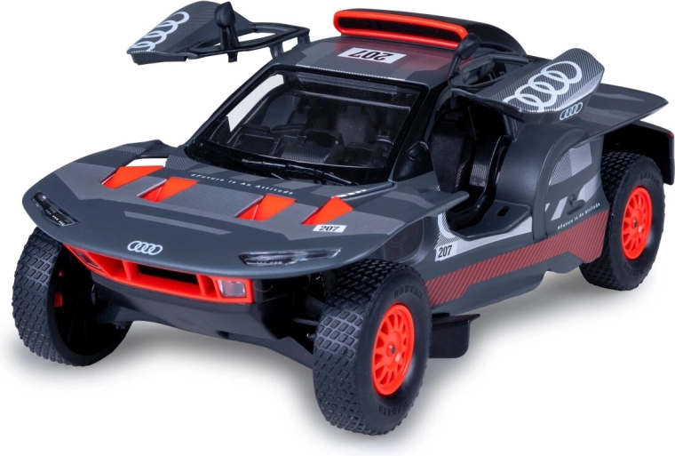 Zberateľský kovový model Audi RS Q e-tron 1:24 sivý
