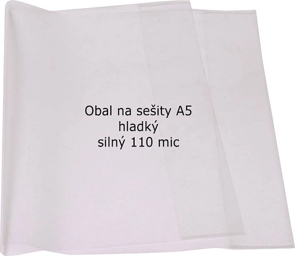 Obaly na zošity A5 CONCORDE, 110 mikrónov, sada 10 ks