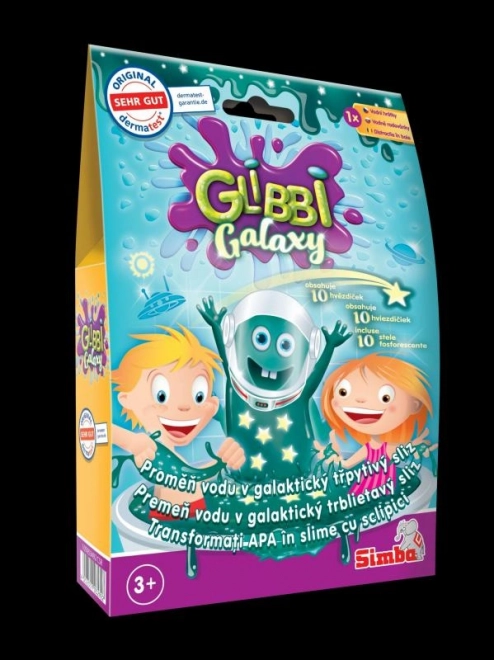 Glibbi Galaxy Slime s hviezdičkami