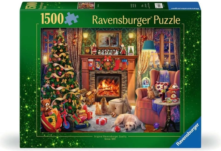 Ravensburger puzzle Štedrý večer 1500 dielikov