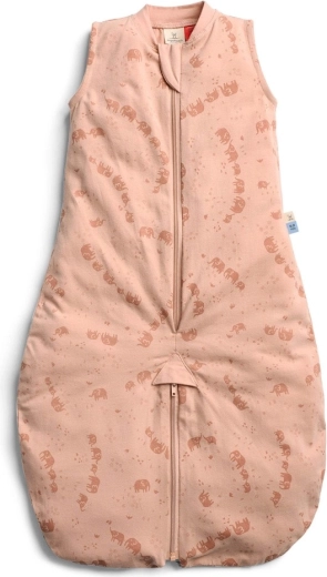 ergoPouch vak a overal na spanie 2v1 z organickej bavlny Elephant Parade, 8–24 mesiacov, 8–14 kg, 0,2 TOG