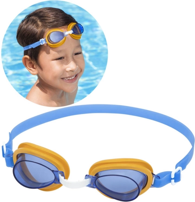 Detské plavecké okuliare BESTWAY Aqua Burst Essential, modré, 3+ – Modrá