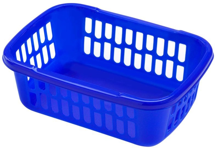 Plastový košík Heidrun 28 × 20 cm, mix farieb