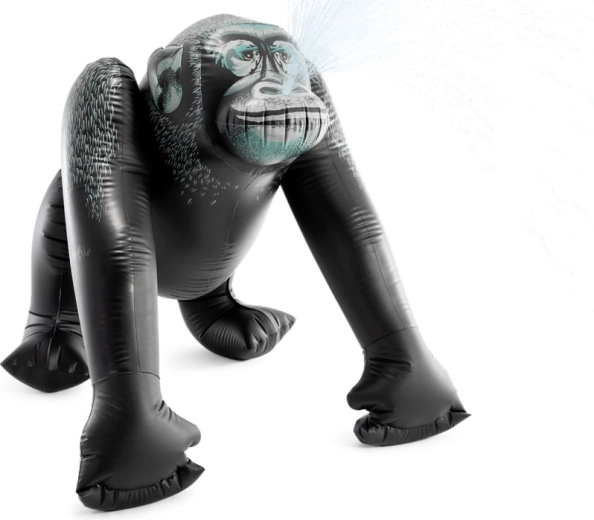 Nafukovacia gorila s rozstrekovačom vody