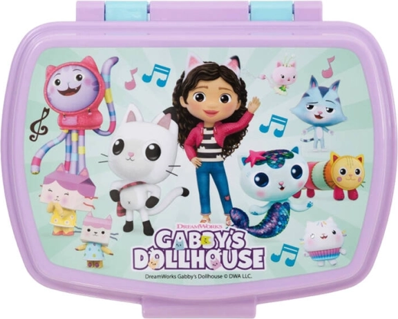 Detský obedový box STOR 21274 400 ml Gabby's Dollhouse (ružovo-modrý)