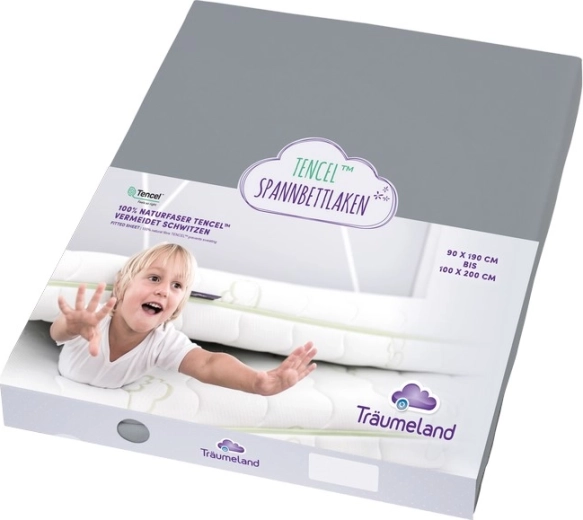 Träumeland plachta do junior postele Tencel 90 × 200 cm, antracitová