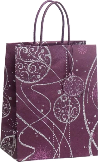 Argus vianočná darčeková taška DeLuxe Eco Friendly 18 × 23 cm - 1 kus