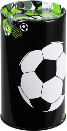 Kovová pokladnička s futbalovým motívom - 1 kus