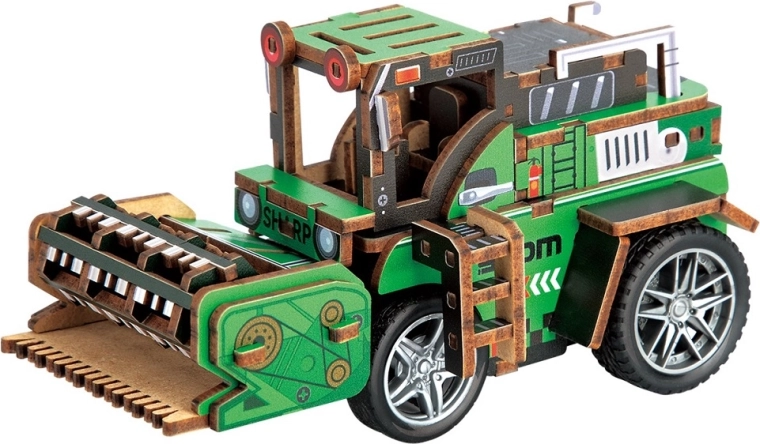 2Kids Toys 3D drevená skladačka kombajn