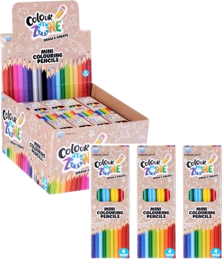 Mini farebné ceruzky – sada 4 ks
