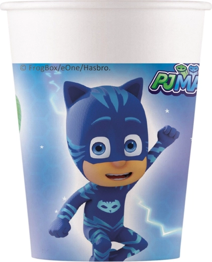 Papierové kelímky PJ Masks 200 ml (8 ks)