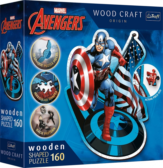 Drevené puzzle MARVEL Heroes 160 dielikov