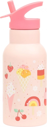 A Little Lovely Company nerezová fľaša na pitie 350 ml – Zmrzlina