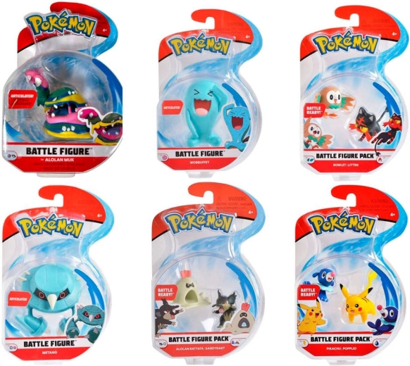 Pokémon battle figúrka 5 cm (assort) - 1 kus