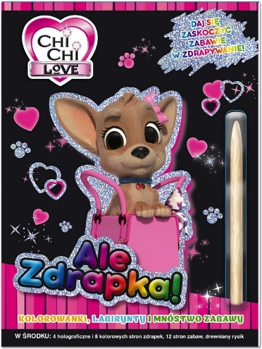 Chi Chi Love – škrabacia knižka s aktivitami, diel 1