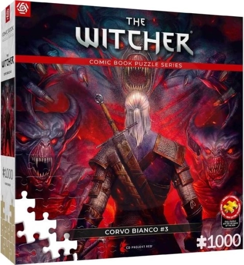 Good Loot puzzle The Witcher: Corvo bianco red 1000 dielikov