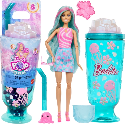 Barbie Pop Reveal Podmorský svet – bábika s 8 prekvapeniami