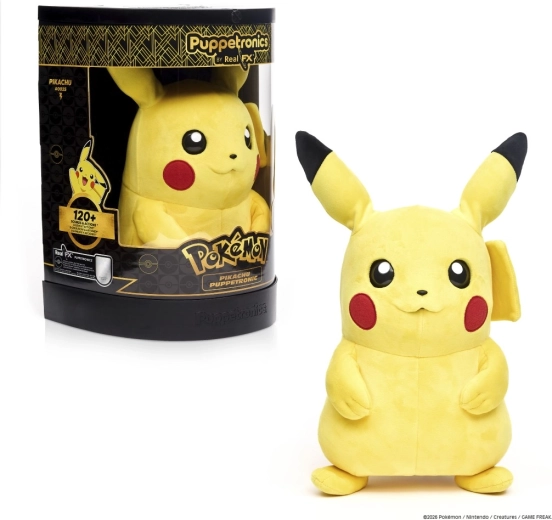 Pokémon Pikachu RealFX Puppetronic interaktívna plyšová bábka
