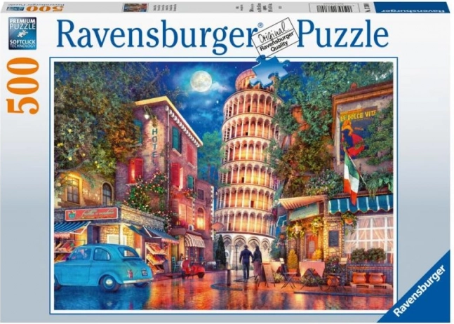 Ravensburger Puzzle Uličky v Pise 500 Dielikov