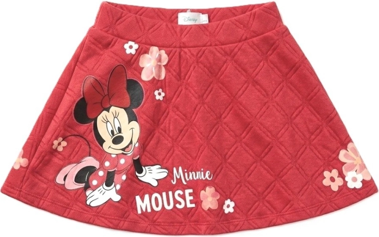 Detská sukňa Minnie malinová