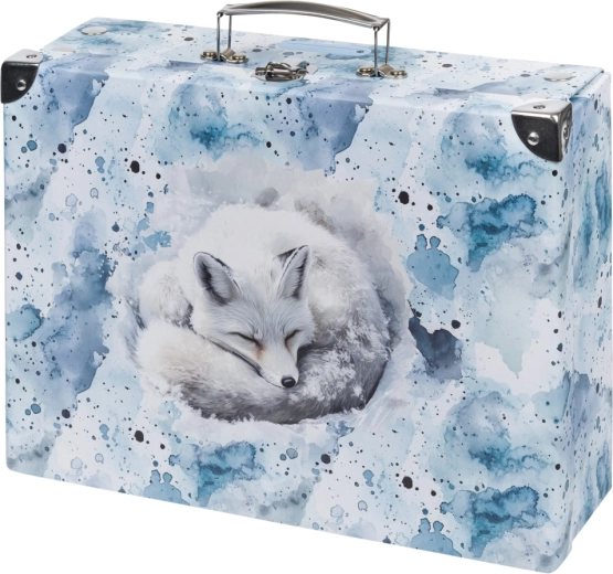 Baagl skladací školský kufrík Polar s kovaním