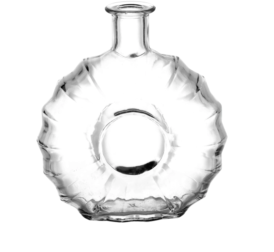 Fľaša 500 ml s medailónom a korkom 21 mm