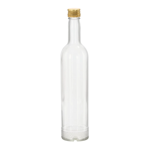 Sklenená fľaša Krysztal 500 ml so skrutkovacím uzáverom